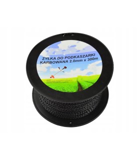 Żyłka do podkaszarki karbowana 2,0mmx300m