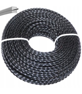 Żyłka do podkaszarki zbrojona (karbowana) 