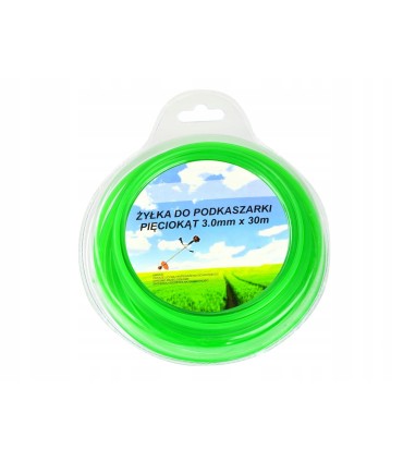 Żyłka do podkaszarki pięciokąt 3,0mmx30m