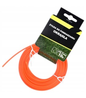 Żyłka do podkaszarki okrągła 2,7mmx10m