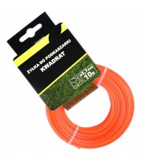 Żyłka do podkaszarki kwadrat 2,7mmx10m