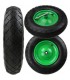 Koło do taczki 4.00-8 4PR/bieżnik romb,f.zielona