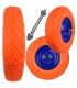 Koło do taczki 4.00-8 pełne PU orange/