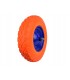 Koło do taczki 4.00-8 pełne PU orange/