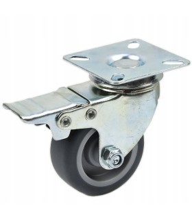 Koło obrotowe z hamulcem 50mm PP/TPR
