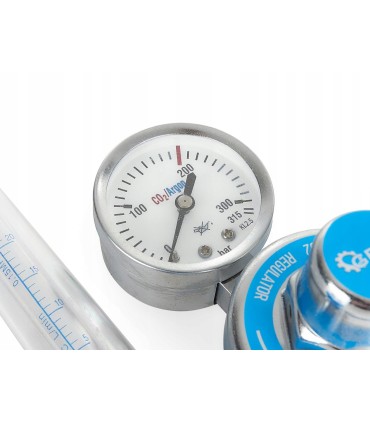 Reduktor CO2/ARGON z dwoma rotametrami 