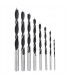 Kpl.8szt.wierteł do drewna 3-10mm