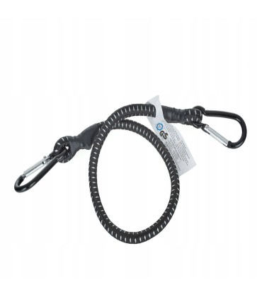 Guma transportowa do mocowania bagażu + karabińczyki 10mm x 60cm