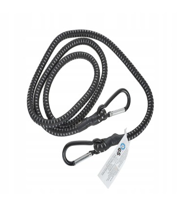 Guma transportowa do mocowania bagażu + karabińczyki 10mm x 150cm