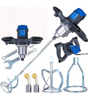 Mieszadło elektryczne do farb i zapraw 1200W 2biegi z dodatkowym mieszadłem