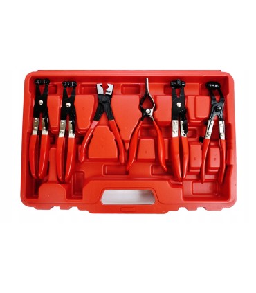 Szczypce do opasek taśmowych 9el. z długą linką