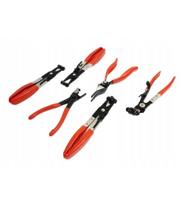 Szczypce do opasek taśmowych 9el. z długą linką