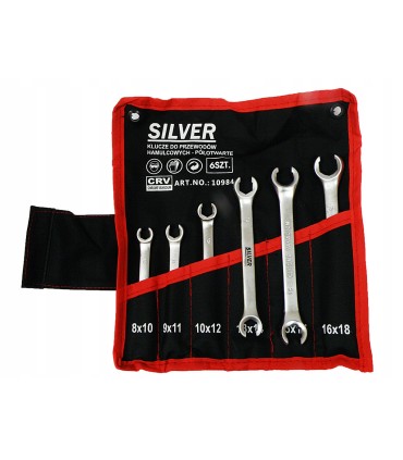 Klucze półotwarte do przewodów hamulcowych 6el. 8-18mm