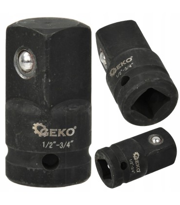 Redukcja udarowa 1/2"-3/4" czarna