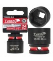 NASADKA UDAROWA TRZPIENIOWA DO KLUCZA UDAROWEGO ŚRTUB KRÓTKA 1/2" 24mm