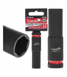 Nasadka udarowa długa 1/2" 6-kąt 13mm
