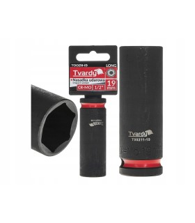 Nasadka udarowa długa 1/2" 6-kąt 19mm