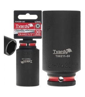 Nasadka udarowa długa 1/2" 6-kąt 30mm
