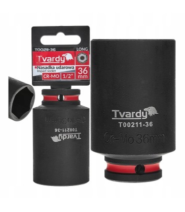 Nasadka udarowa długa 1/2" 6-kąt 36mm