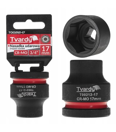 Nasadka udarowa 3/4" 6-kąt 17mm CR-MO