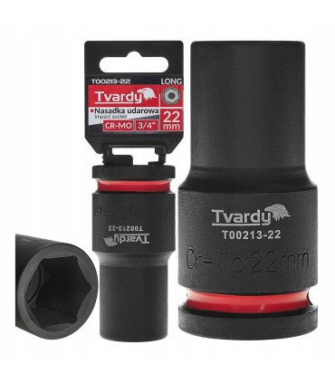 Nasadka udarowa długa 3/4" 6-kąt 22mm