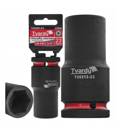 Nasadka udarowa długa 3/4" 6-kąt 23mm