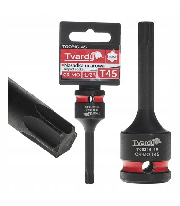 Nasadka udarowa TORX 1/2" T45