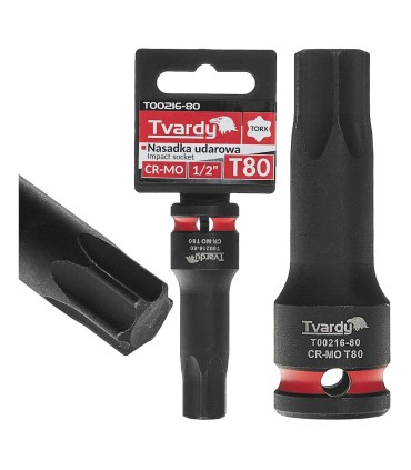 Nasadka udarowa TORX 1/2" T80