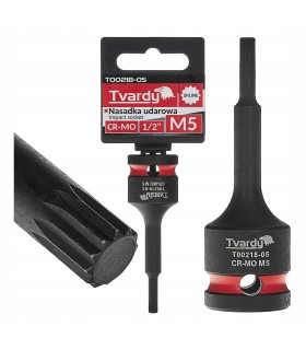 Nasadka udarowa SPLINE 1/2" M5