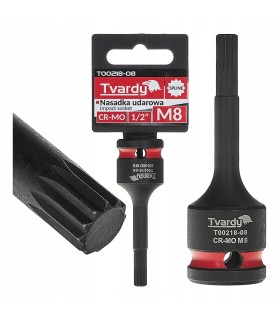 Nasadka udarowa SPLINE 1/2" M8