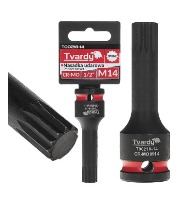 Nasadka udarowa SPLINE 1/2" M14