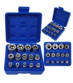 KLUCZE TORX ZESTAW KLUCZY 14 SZT E4-E24 1/4" 3/8" 1/2" CRV E-TORX NASADOWE