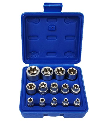 Zestaw nasadek torx E4-E24 14szt.