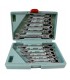 Klucze p-o z łamane grzechotką 8-19mm 12el./walizka/