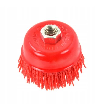 Szczotka druciana czołowa nylon 75mm M14