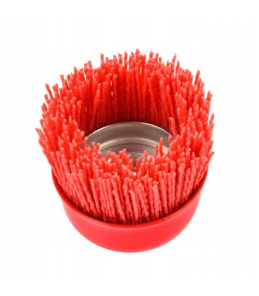 Szczotka druciana czołowa nylon 75mm M14