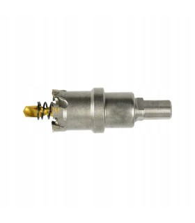 Otwornica widiowa - koronka do metalu 22mm z wiertłem tytanowym