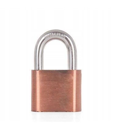 Zestaw kłódek niklowanych w systemie jednego klucza 50mm 3el.