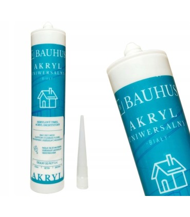 Akryl uniwersalny biały Bauhus
