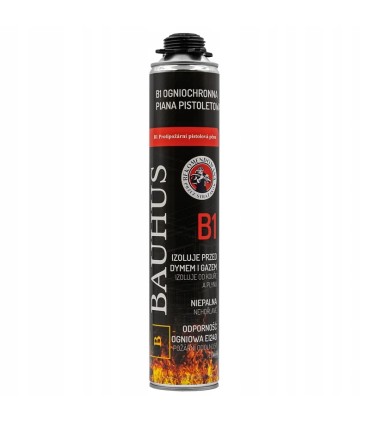 Bauhus B1 Ogniochronna Piana Pistoletowa 750 ml
