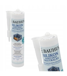 Silikon Neutralny Sanitarny BEZBARWNY Bauhus