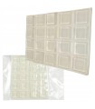 ODBOJNIKI SILIKONOWE TRANSPARENTNE PROSTOKĄTNE POD MEBLE 10X10MM 20SZT