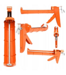 WYCISKACZ PISTOLET DO MAS SILIKONU TUB ALUMINIUM SOLIDNA KONSTRUKCJA