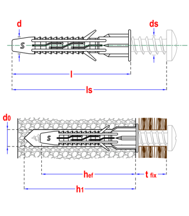 Koszulka XUP 6x30 + wkr. 4,5x40 Oc