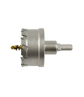 OTWORNICA WIDIOWA - KORONKA DO METALU 60MM Z WIERTŁEM TYTANOWYM