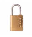 KŁÓDKA JARZMOWA MOSIĘŻNA NA 4-CYFROWY SZYFR 38MM SOLIDNA TRWAŁA OCHRONA