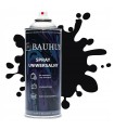 UNIWERSALNA FARBA W SPRAYU BAUHUS RAL 9005 CZARNA TRWAŁA I SZYBKOSCHNĄCA