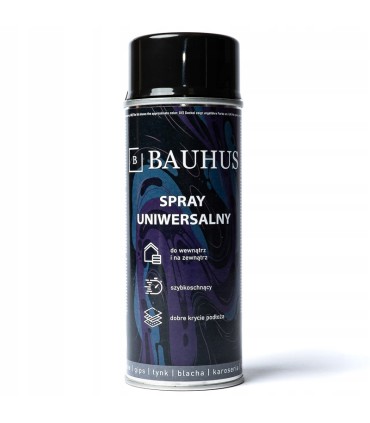 Spray Farba Uniwersalna czarny połysk RAL 9005