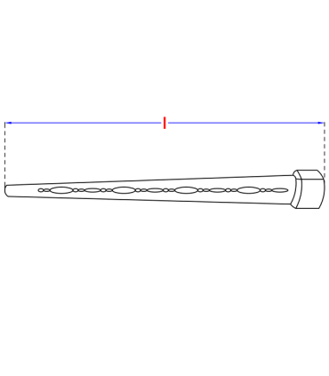 Dysza miks. do kotwy 300/410 ml orange