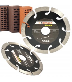 TARCZA DIAM. SEGM. 125x22,2x10mm HEIDMANN/CZARNA/